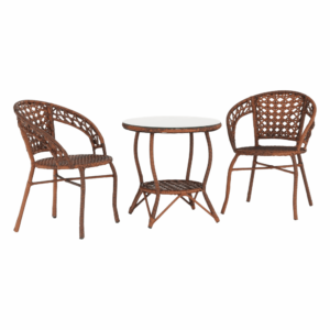 Set de grădină din rattan  1 + 2