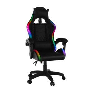 Scaun de birou / joc cu iluminare LED RGB