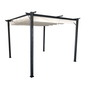 Pergola cu acoperiş glisant