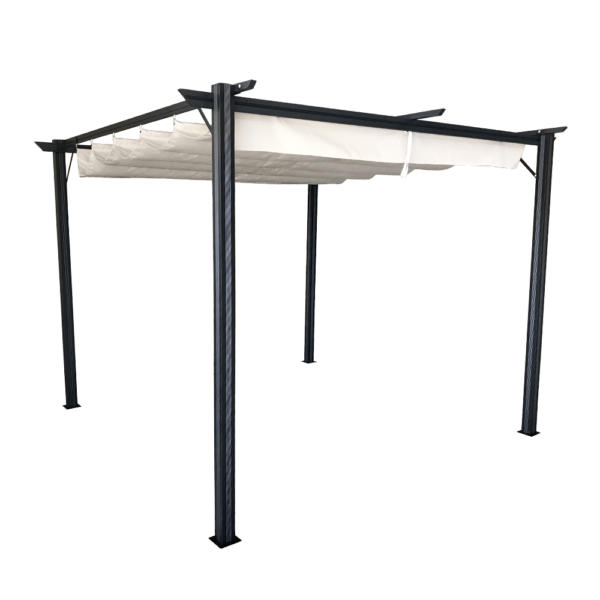 Pergola cu acoperiş glisant